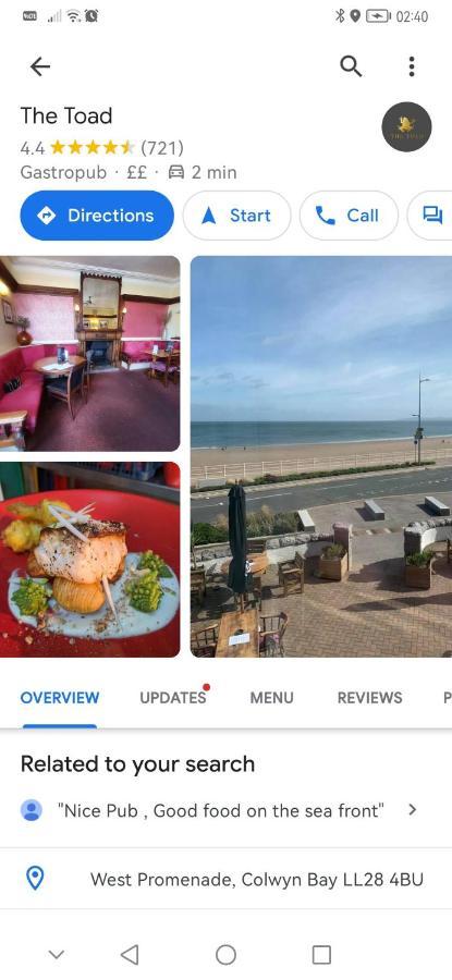 Netherton Studio Apartment 2 Rhos-on-Sea Bagian luar foto